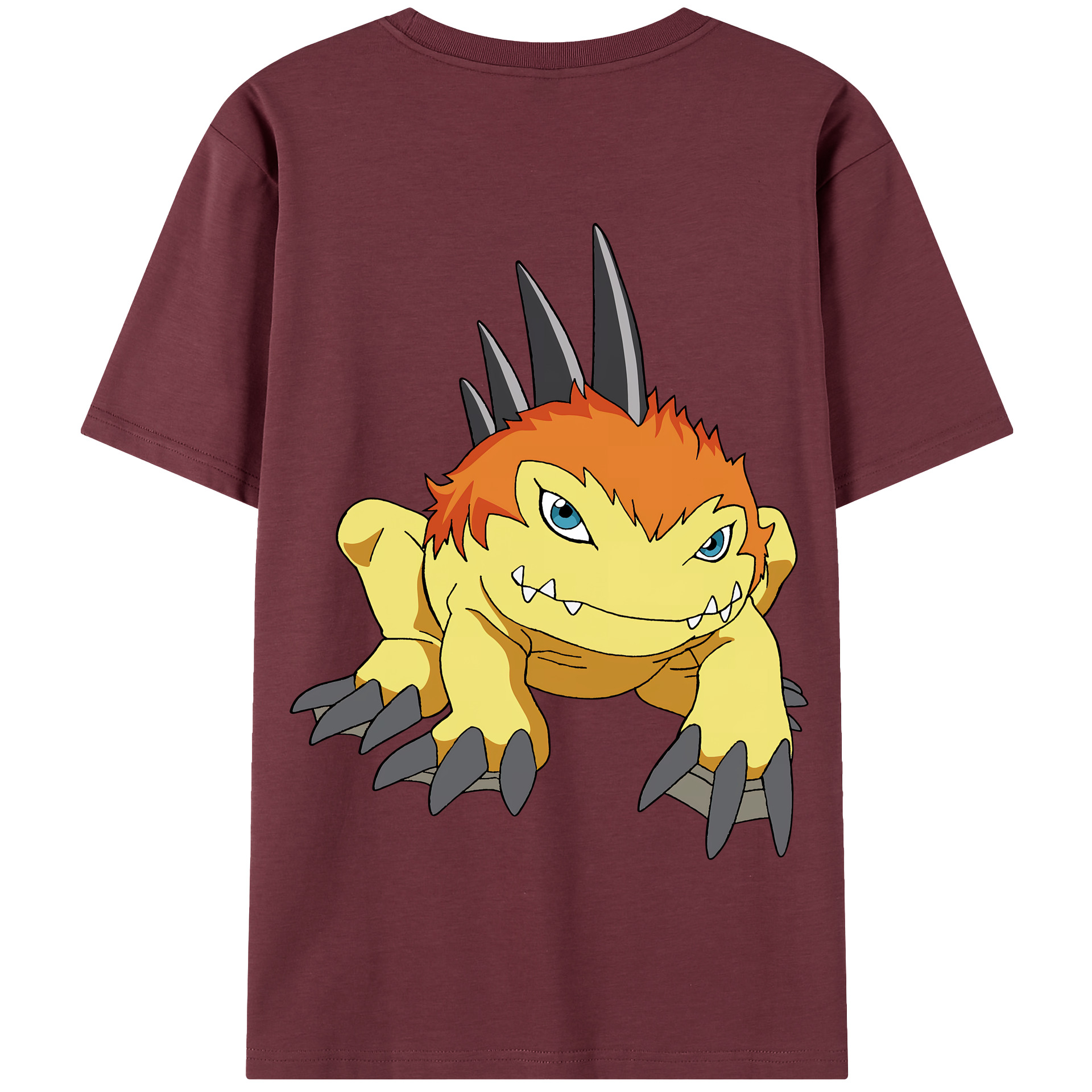 （画像用） Digimon デジタルモンスター/デジモン 綿100％半袖Tシャツ（背面プリント）